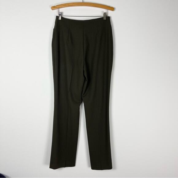 Vintage green high waisted trouser preppy wool pants 10 - Picture 5 of 5